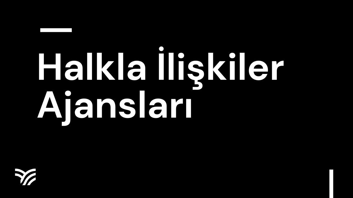 Halkla İlişkiler Ajansları